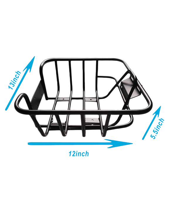 Removable Rear Cargo Basket for C1Plus Escooter (No Screws)