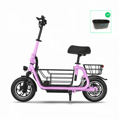 Gyroor C1 Pro 800W(Peak) Scooter – Dual Baskets for Cargo & Pets