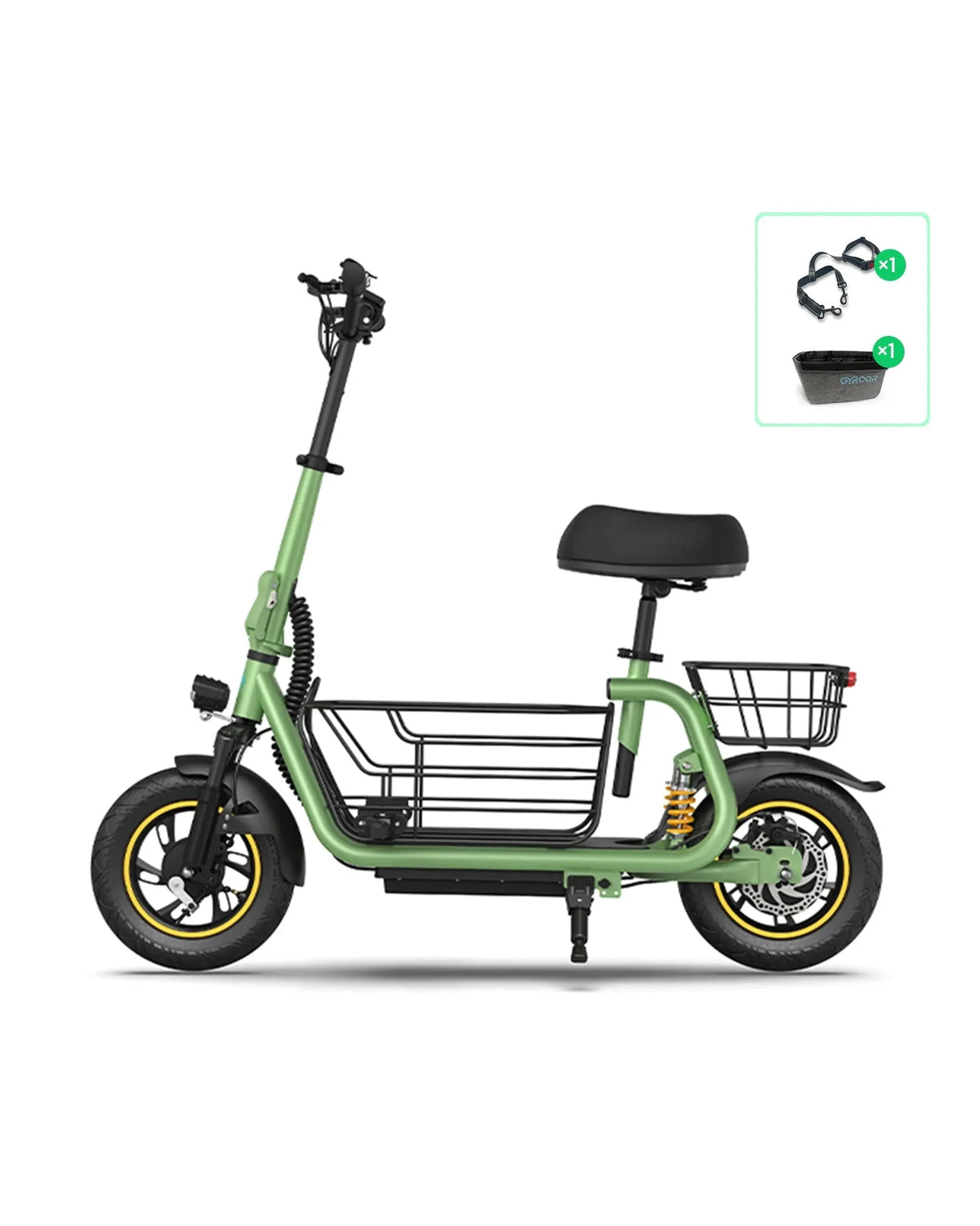 electric scooter accessories free gift dog leash and basket insert