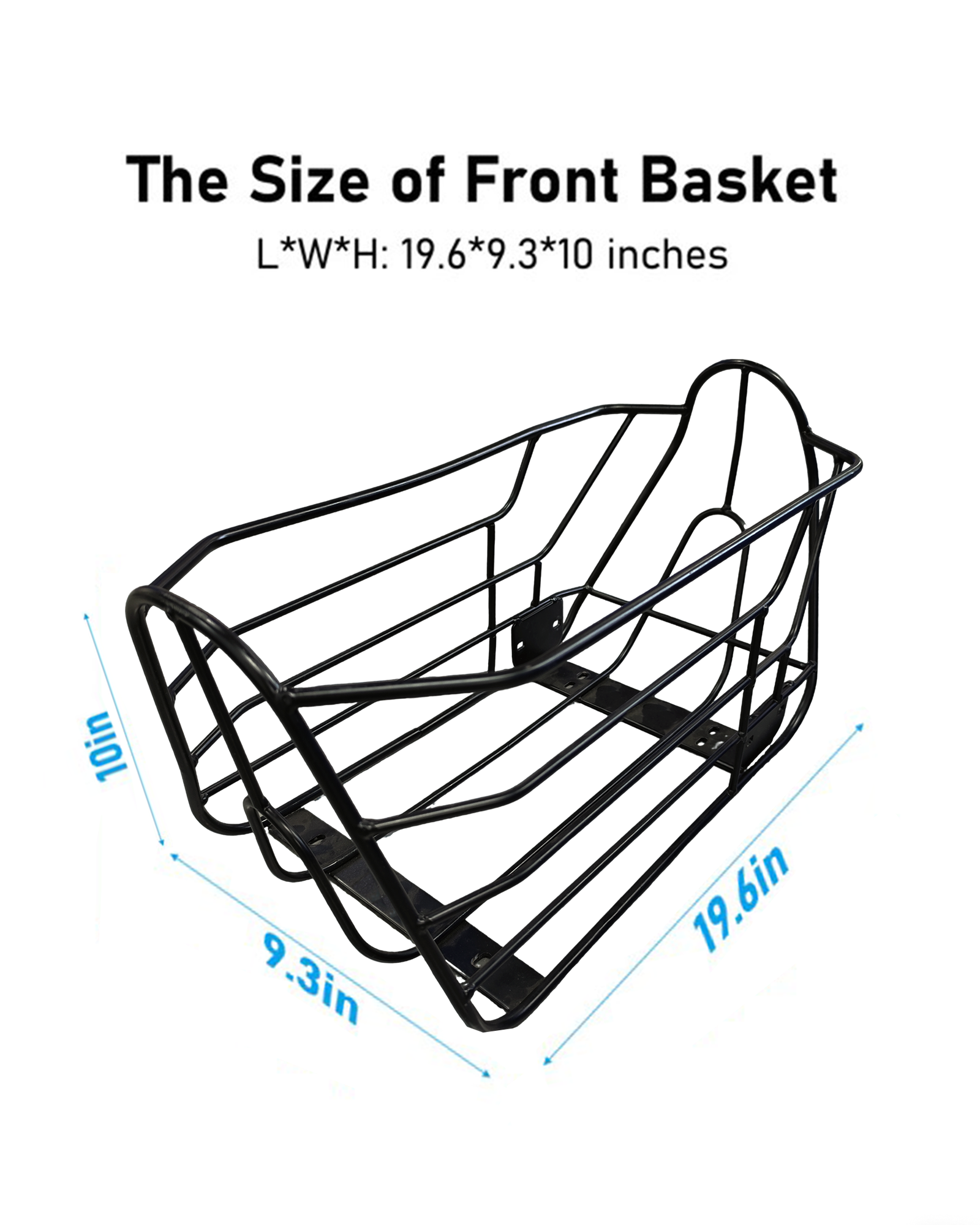 Removable Cargo Basket for Electric Scooters（No screws）