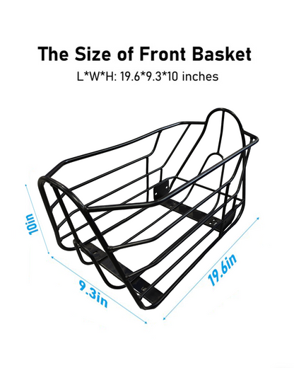 Removable Cargo Basket for Electric Scooters(NO Screws)