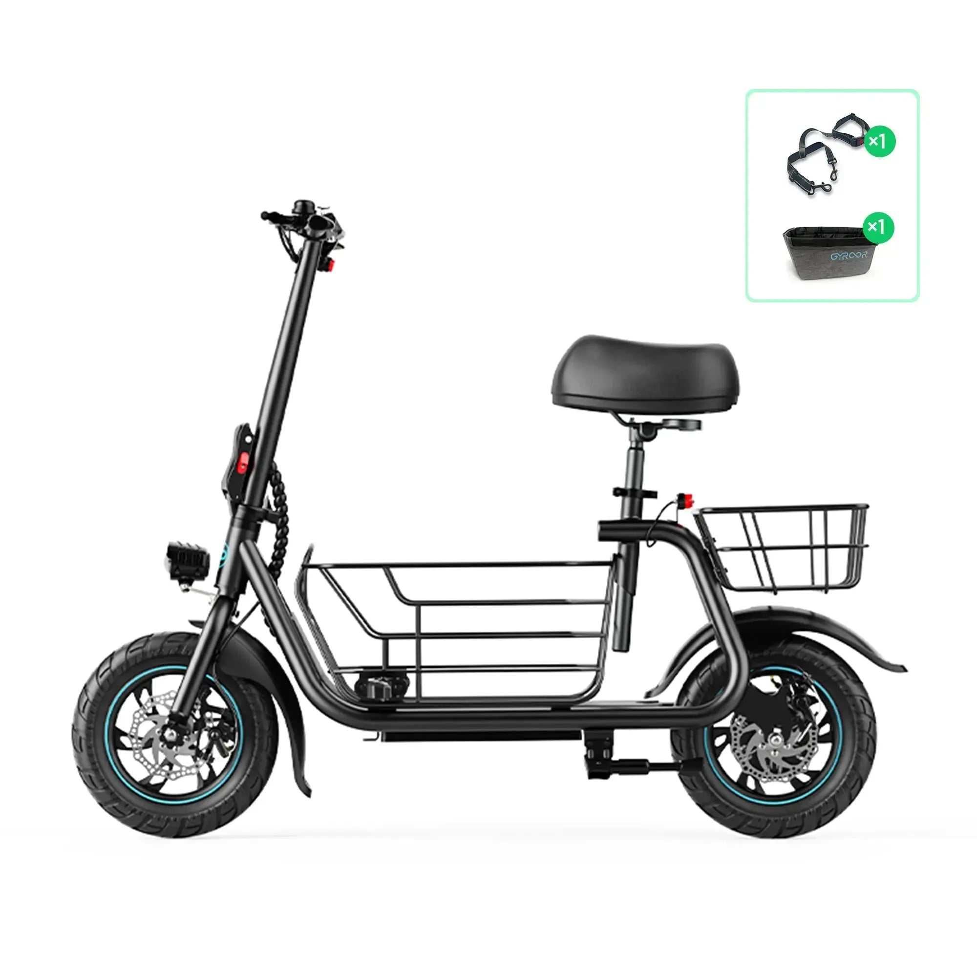 C1S electric scooter accessories bundle phone holder and dog leash