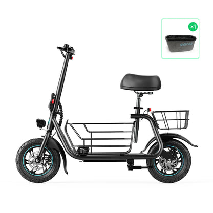 Gyroor C1S Electric Scooter 800W – Front & Rear Baskets