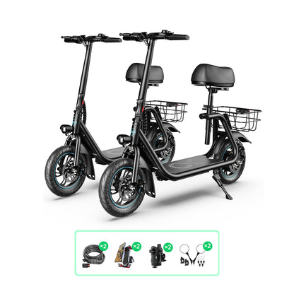 Gyroor C1S Electric Scooter 800W Ultimate Partner Kit