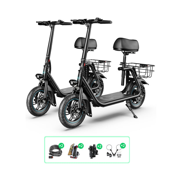 Gyroor C1S Electric Scooter 800W Ultimate Partner Kit