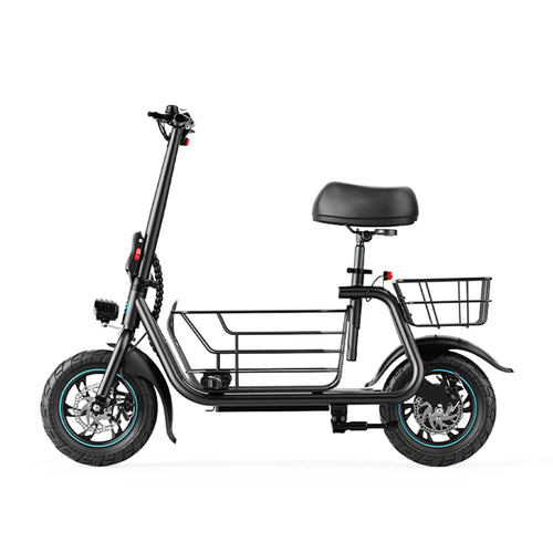 Gyroor C1S Electric Scooter – 800W(Peak),Front & Rear Baskets
