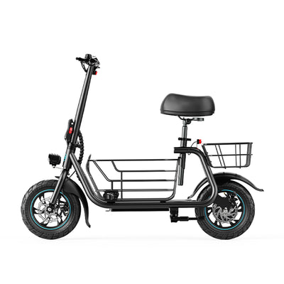 Gyroor C1S Electric Scooter 800W – Front & Rear Baskets