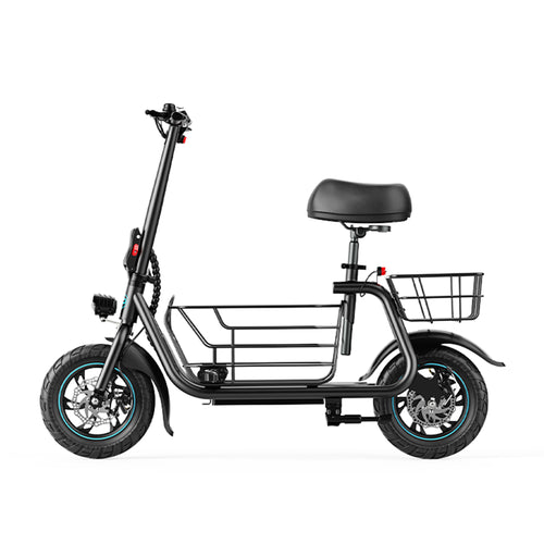Gyroor C1S Electric Scooter 800W – Front & Rear Baskets