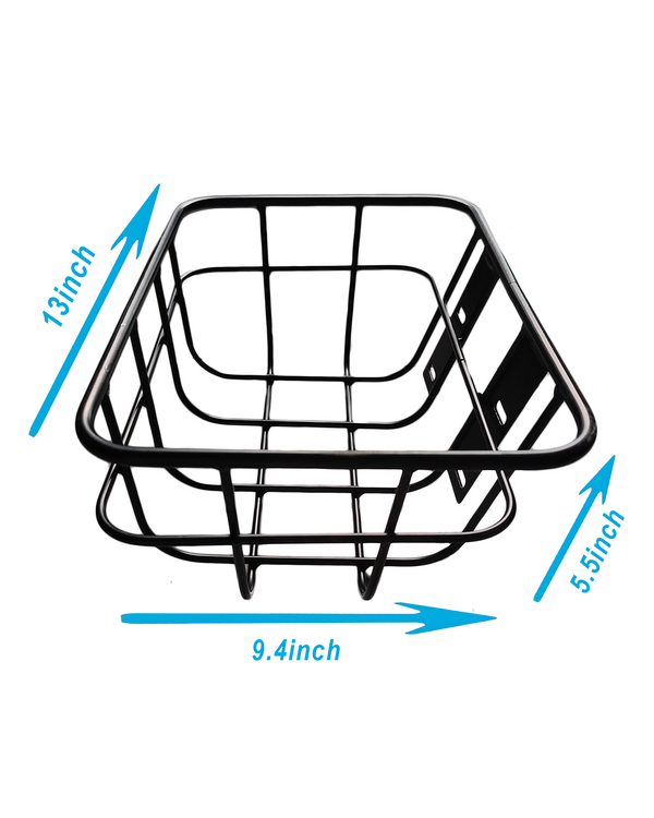 Removable Rear Cargo Basket for C1 Escooter (No Screws)