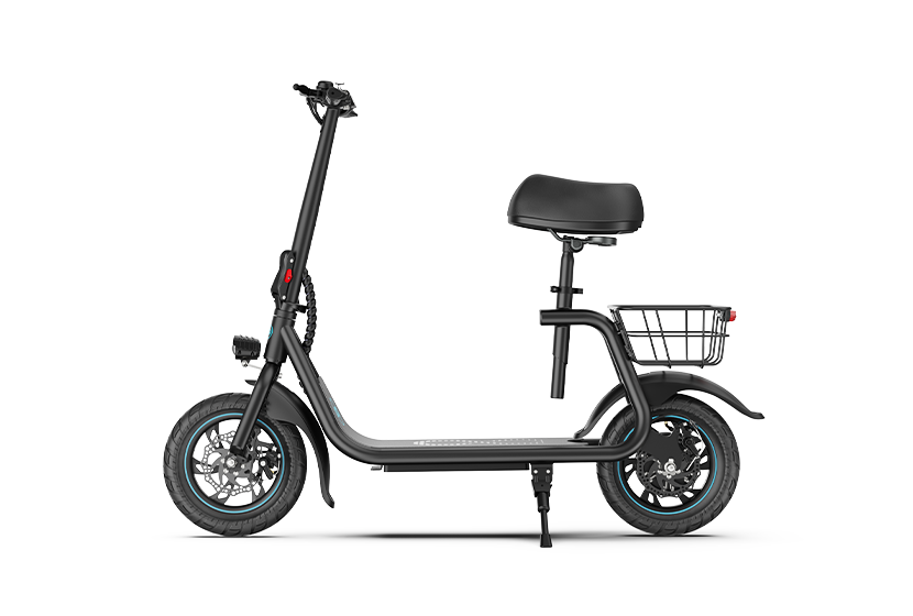 Gyroor C1 Electric Scooter – 450W, Seat & Rear Basket