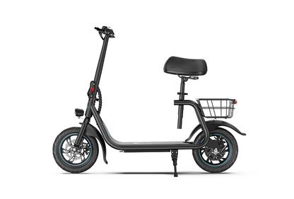 Gyroor C1 Electric Scooter – 450W, Seat & Rear Basket