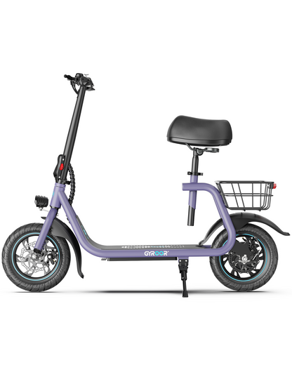 <tc>Gyroor</tc> Trottinette électrique C1 450 W avec siège et panier de transport