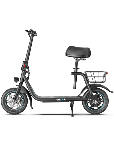 <tc>Gyroor</tc> Trottinette électrique C1 450 W avec siège et panier de transport