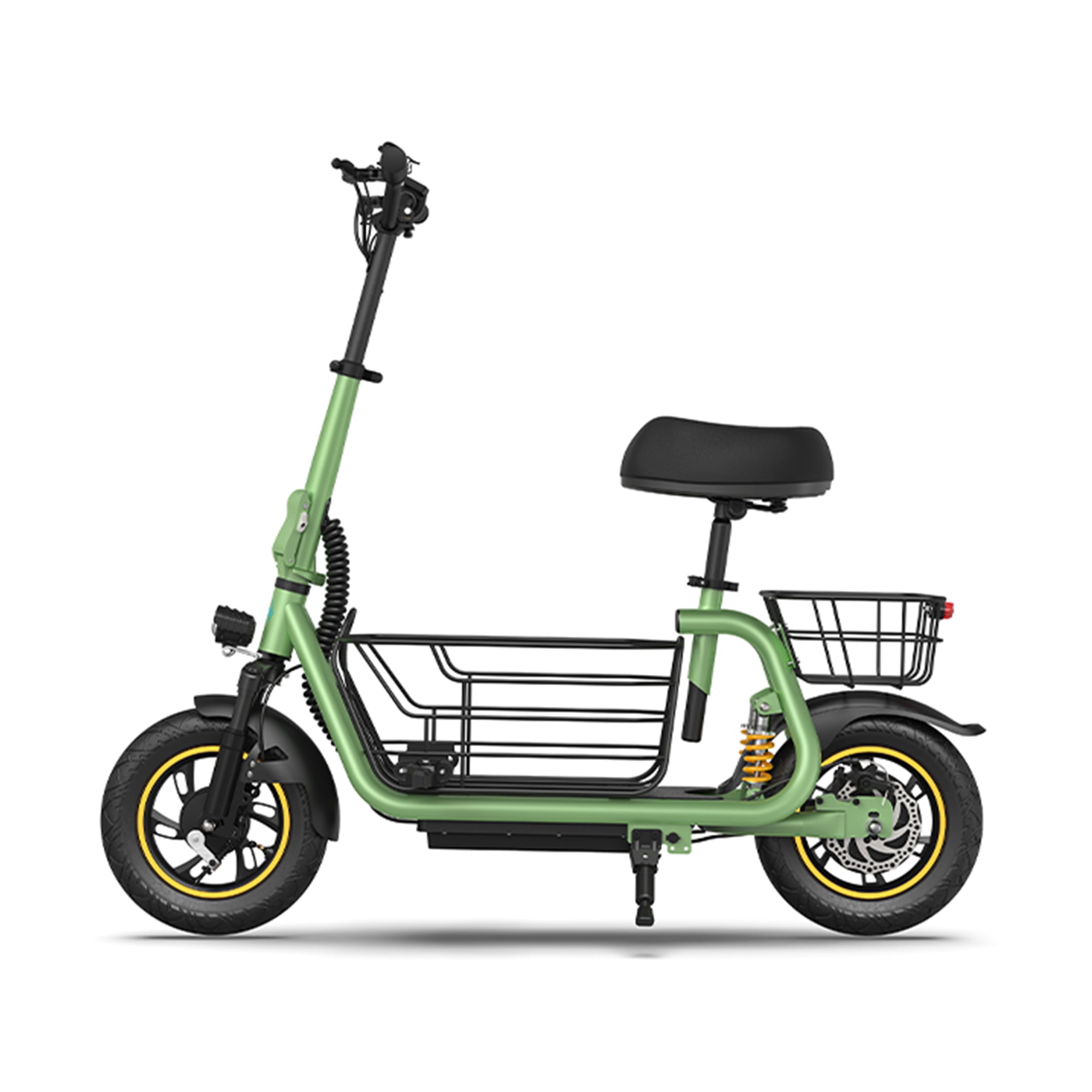 Gyroor C1 Pro 800W(Peak) Scooter – Dual Baskets for Cargo & Pets