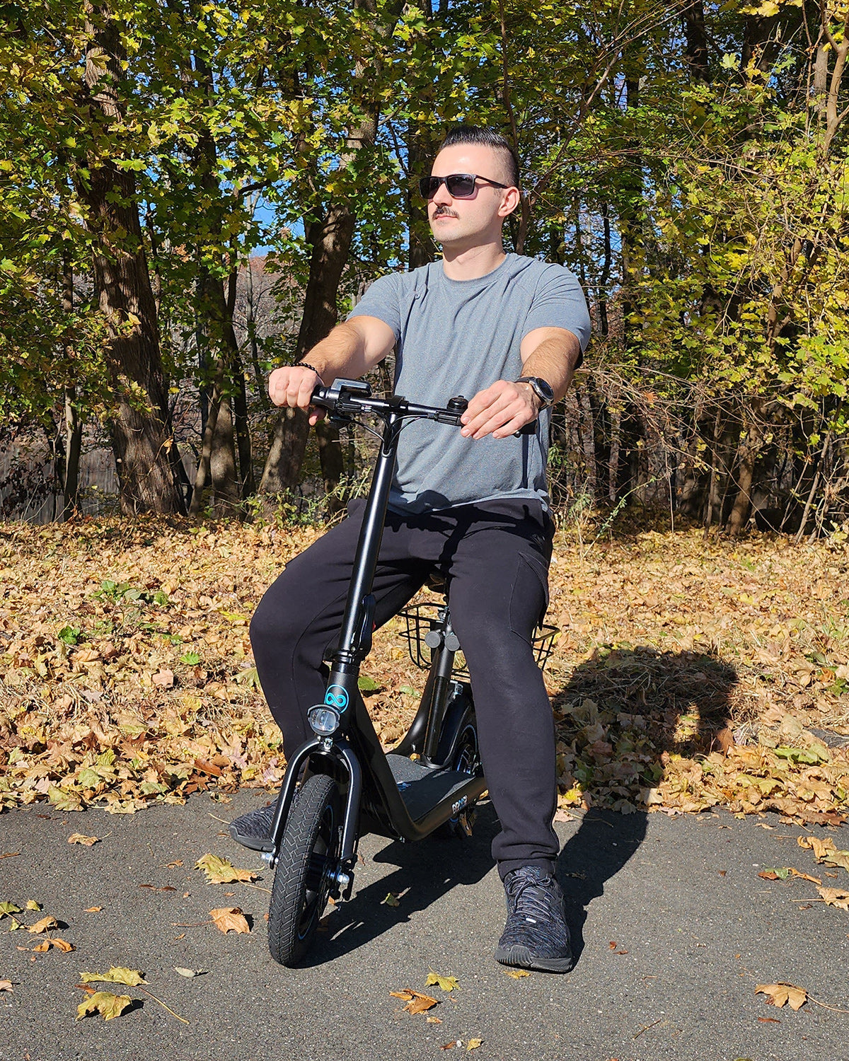 foldable electric moped