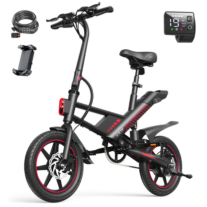 Gyroor C3 Electric Bike 700W with 14" Tires
