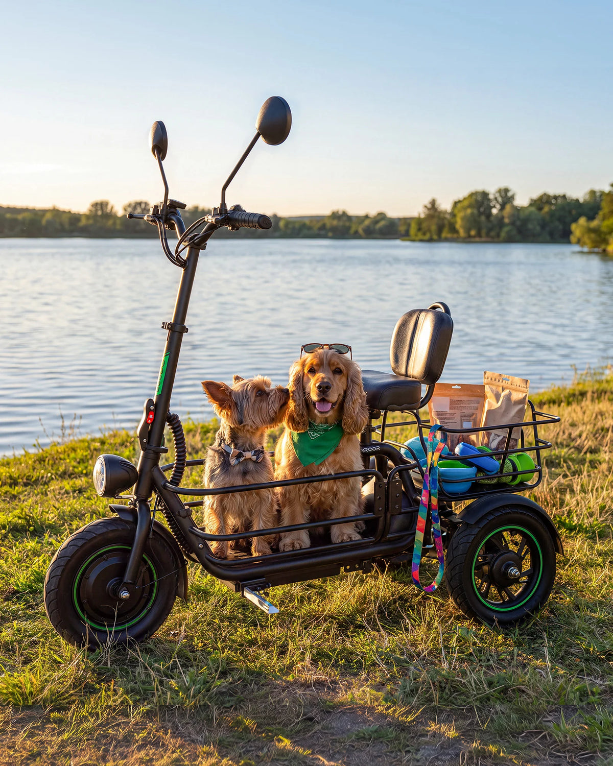 Gyroor C5Pro Electric Trike – 500W, 30-Mile Range & Large Cargo Basket