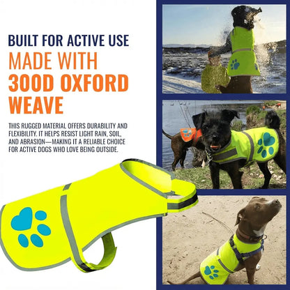 Dog Reflective Vest Dog-Reflective-Vest-X Dog-Reflective-Vest-S Dog-Reflective-Vest-M Dog-Reflective-Vest-L