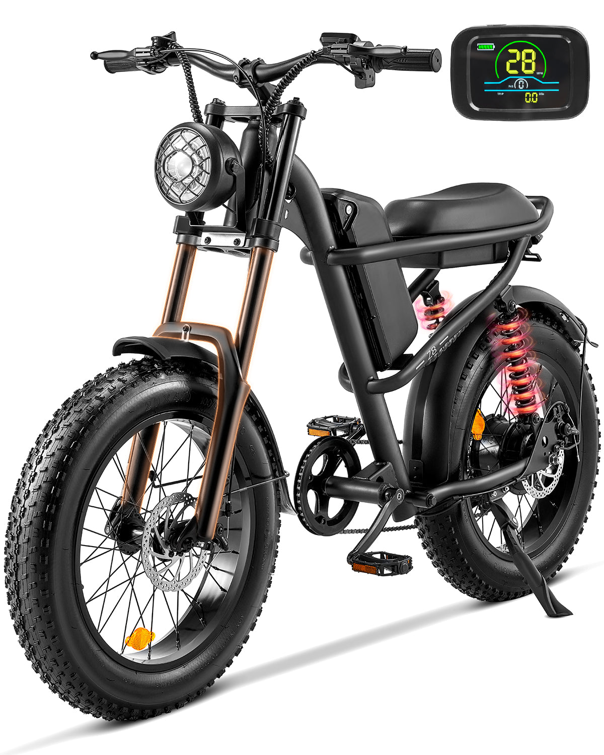 Gyroor Z8 Electric Bike for Adults with 60 Miles Long Range-UL Certified 