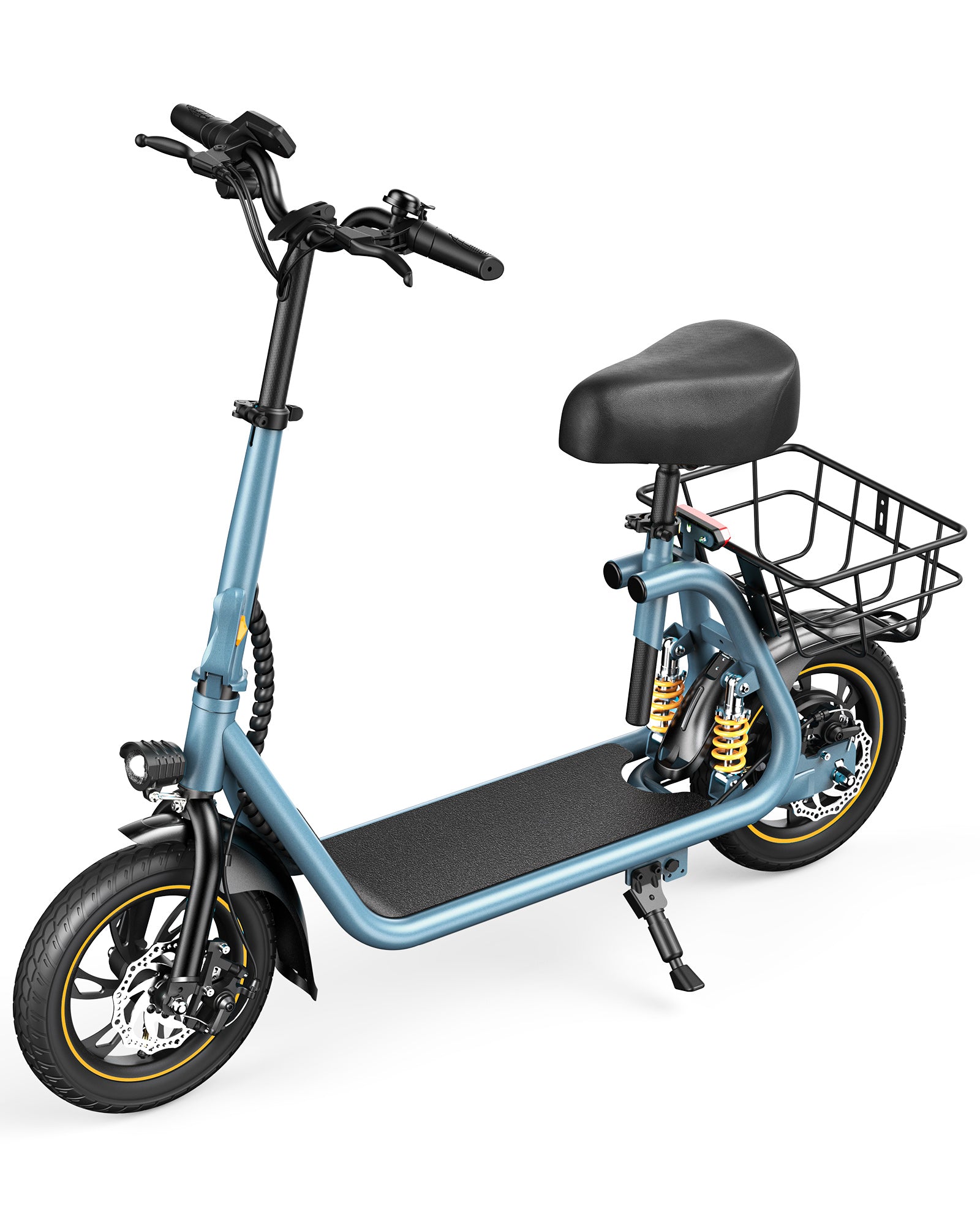 Gyroor C1 Electric Scooter 450W With Seat & Carry Basket