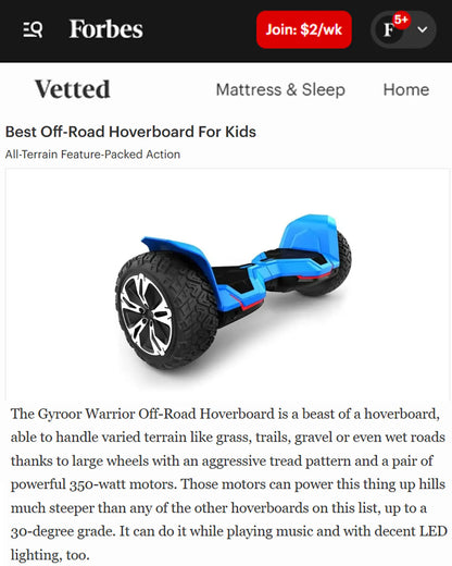 Gyroor G2 Balancing Scooter 700W 8.5" All-Terrain – Kids & Adults