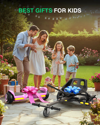 Gyroor Self Balancing Scooter 500W with K1 Adjustable Seat Attachment