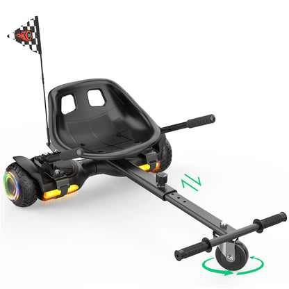 Gyroor Self Balancing Scooter 500W with K1 Adjustable Seat Attachment