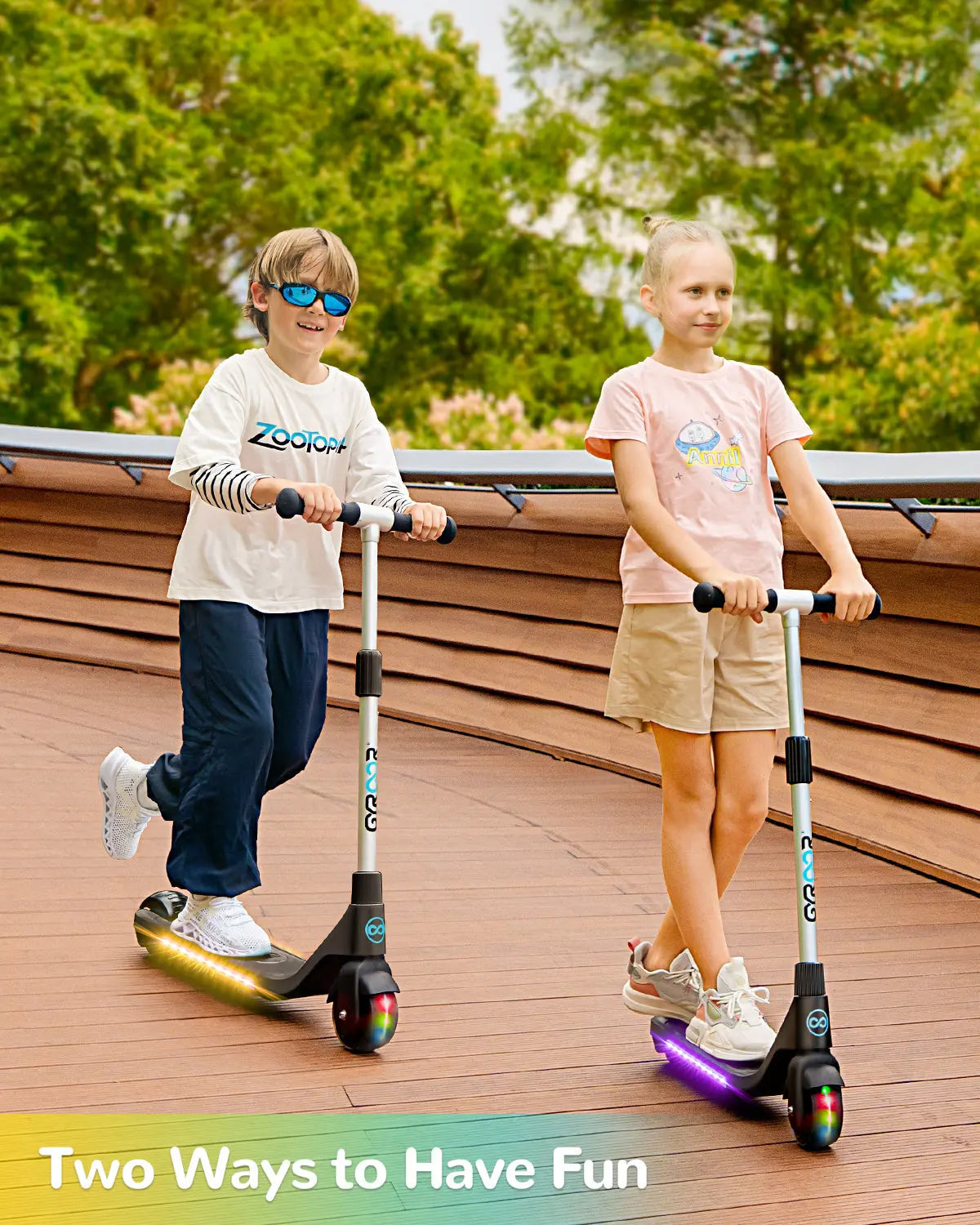 Gyroor H30 Kids Electric Scooter Ages 6-12 Years Old(UK) 