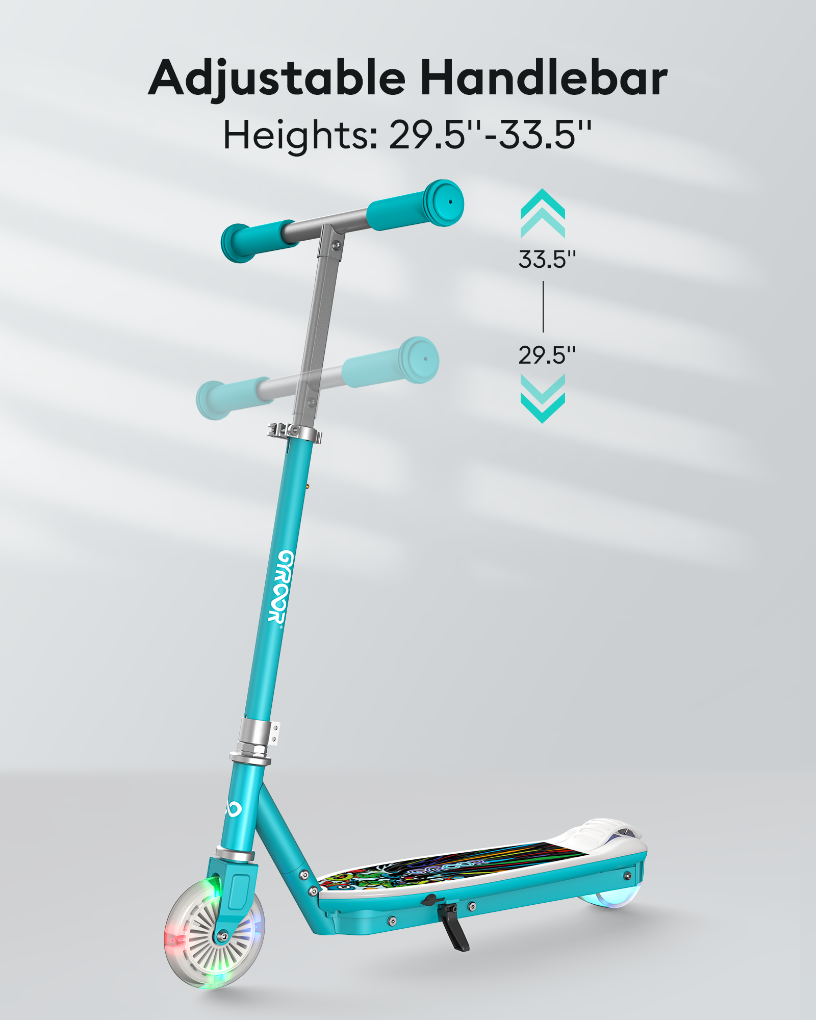 Gyroor KS2 Kids Electric Scooter For 6-12 Years Old