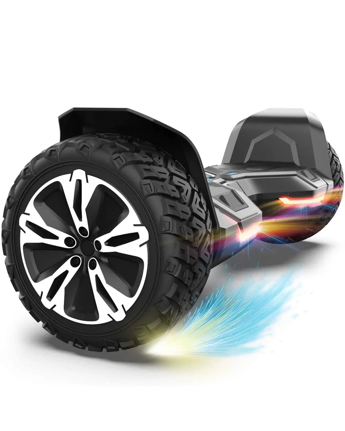 Gyroor G2 Warrior all-terrain hoverboard in black for kids and adults