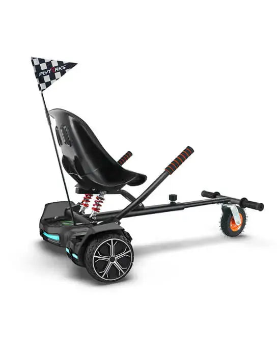Gyroor K2 hoverboard go-kart seat attachment, full product view