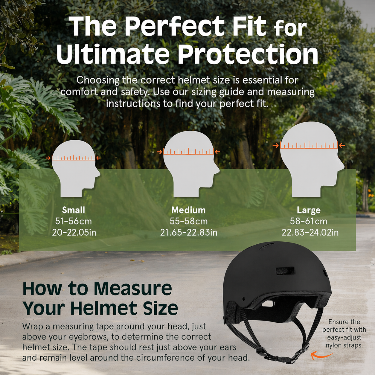 Adult E-Bike & Scooter Helmet for Men & Women