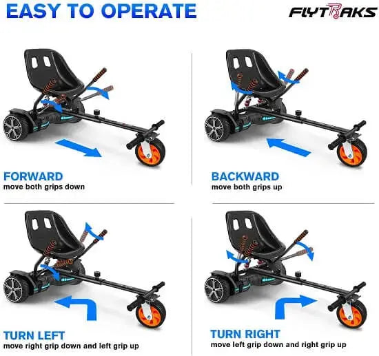 GYROOR K2 go-kart attachment with easy-to-operate