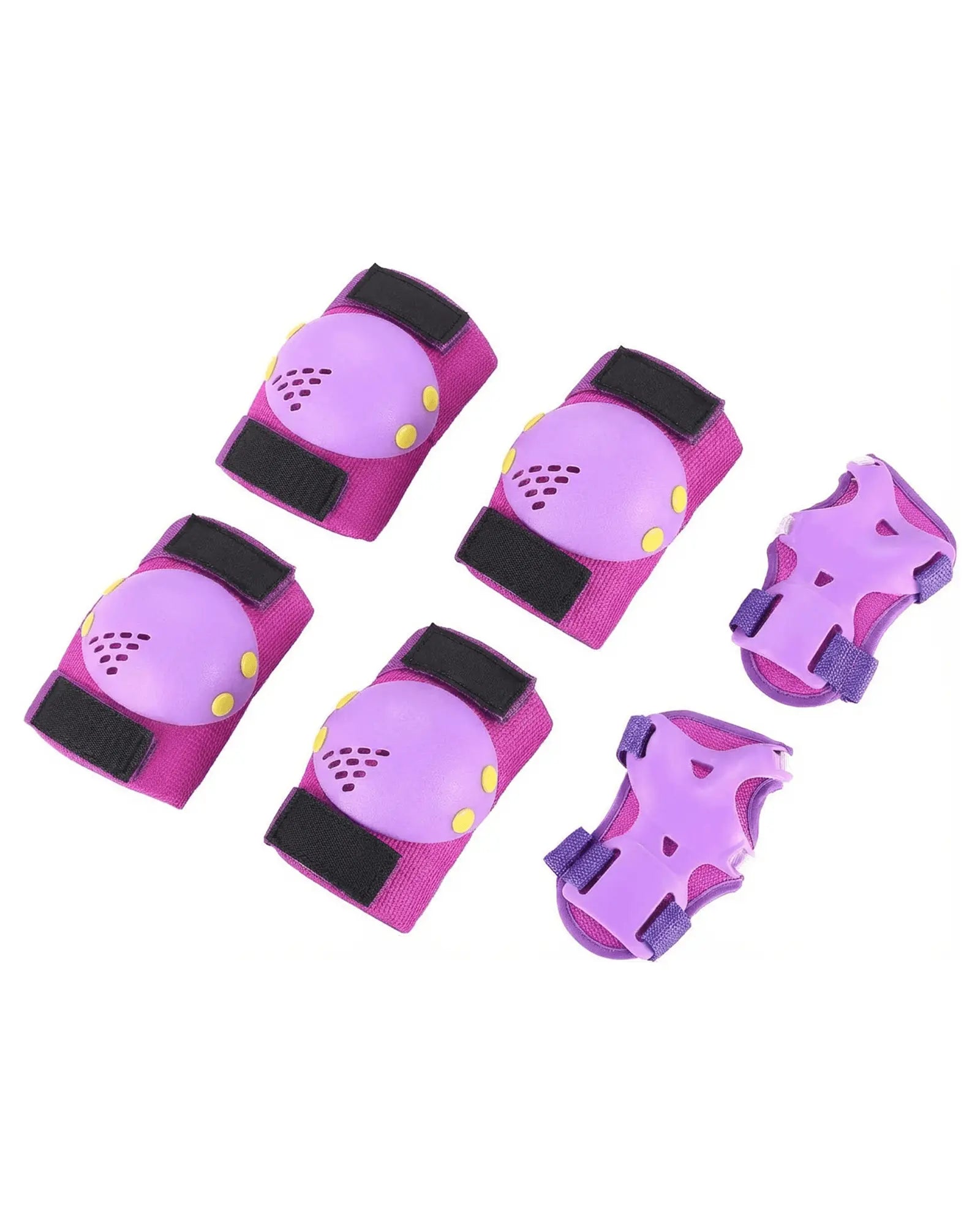 Knee Pads Elbow Pads Wrist Guards Set for Electric Scooter & Hoverboard Knee-Pads-Black Knee-Pads-Pink Knee-Pads-Blue Knee-Pads-Purple