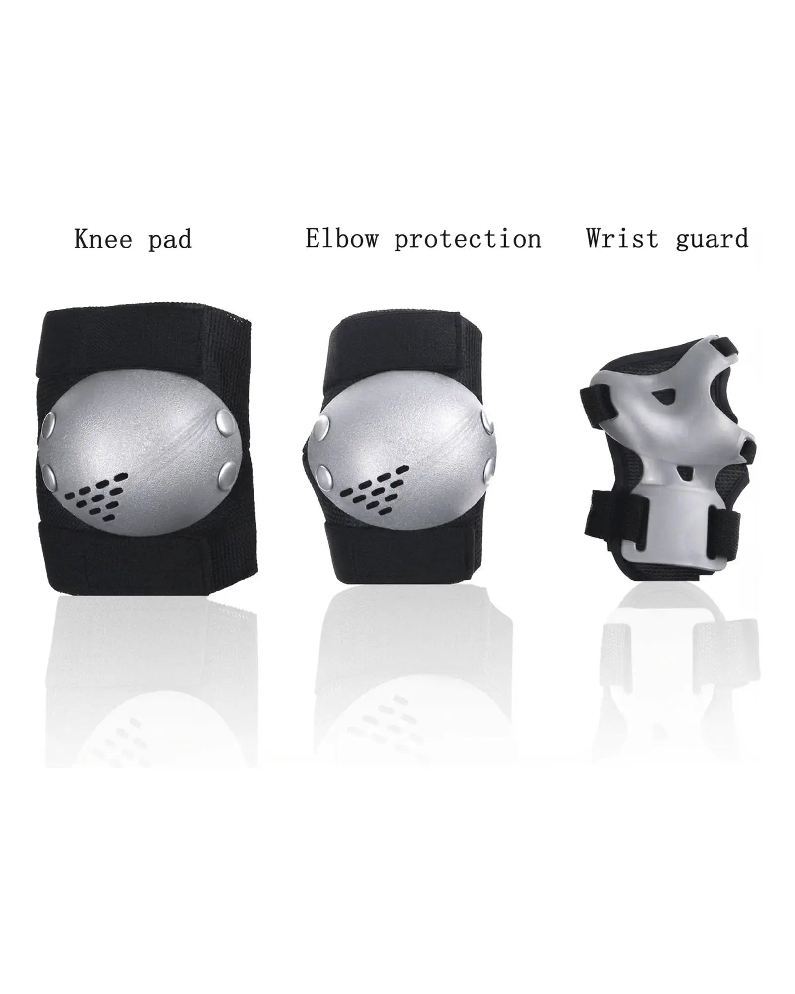 Knee Pads Elbow Pads Wrist Guards Set for Electric Scooter & Hoverboard Knee-Pads-Black Knee-Pads-Pink Knee-Pads-Blue Knee-Pads-Purple