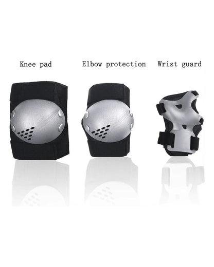 Knee Pads Elbow Pads Wrist Guards Set for Electric Scooter & Hoverboard Knee-Pads-Black Knee-Pads-Pink Knee-Pads-Blue Knee-Pads-Purple