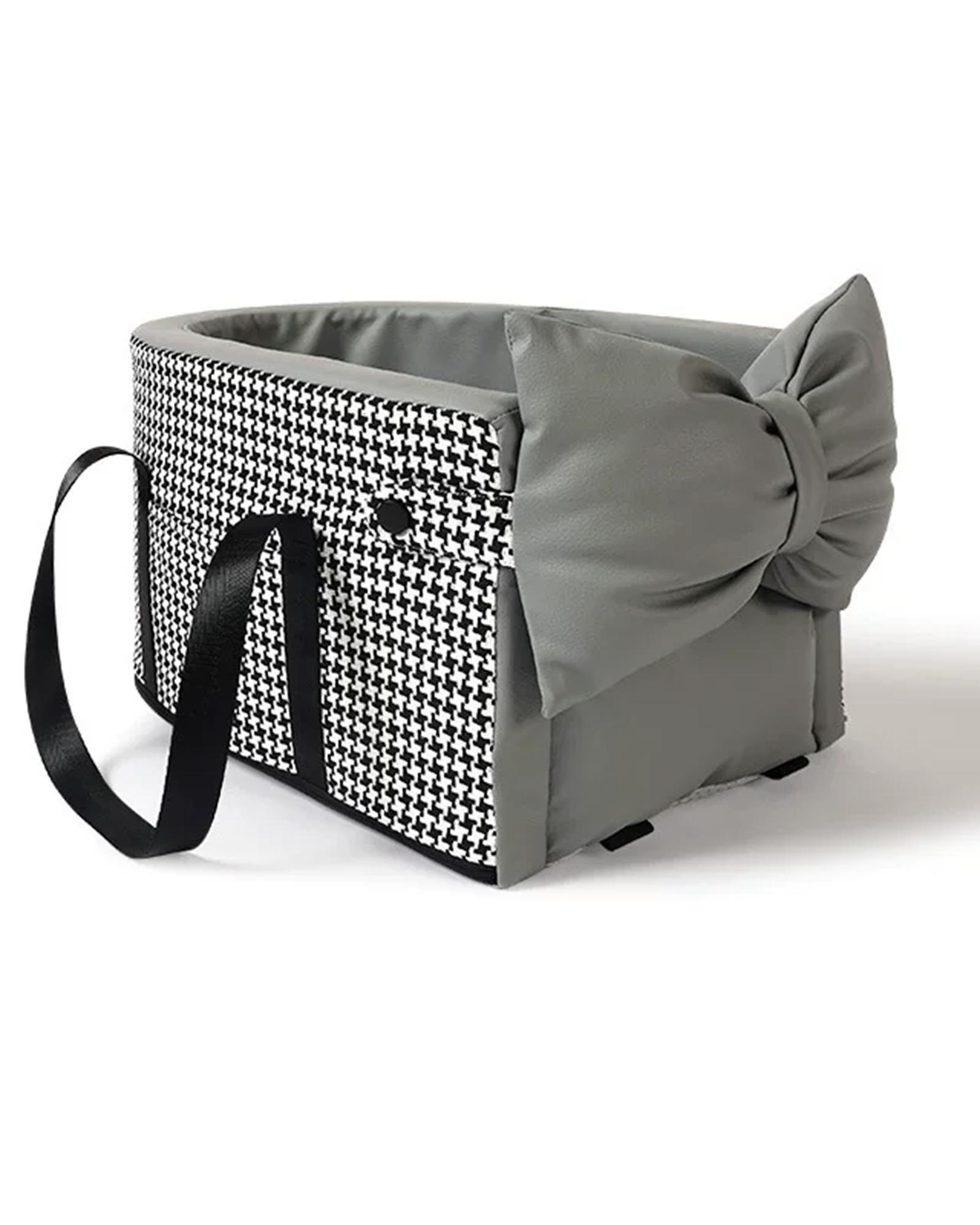 Padded Basket Insert for Pets with Bow Design