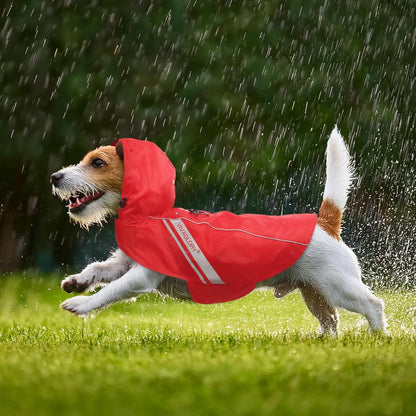 Waterproof Dog Raincoat Dog-Raincoat-XXS Dog-Raincoat-XS Dog-Raincoat-S Dog-Raincoat-M Dog-Raincoat-L