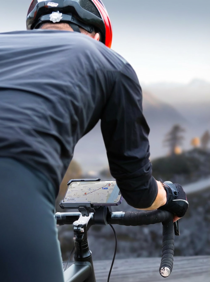 Phone Mount Holder for Ebike & EScooter 【1s Lock & Release】