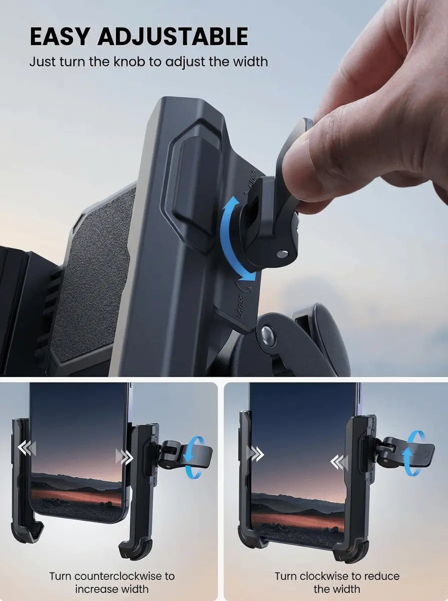 Phone Mount Holder for Ebike & EScooter 【1s Lock & Release】 Phone-Mount-Holder