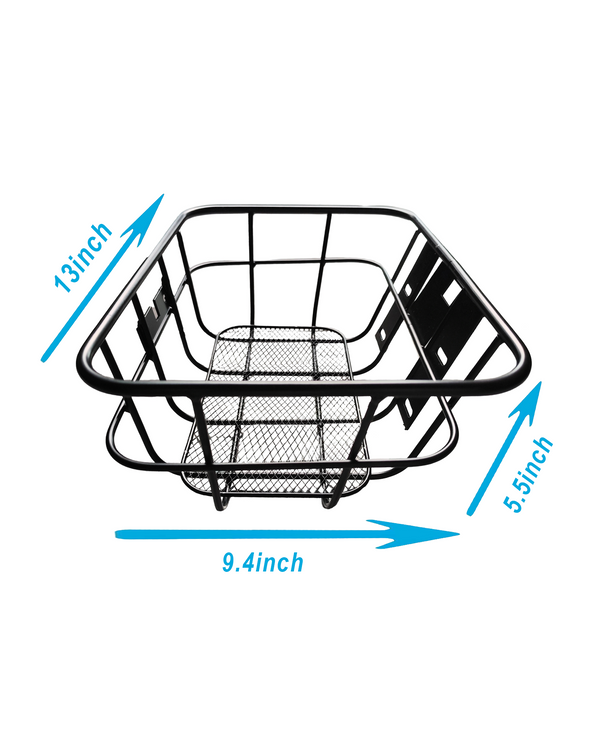 Removable Rear Cargo Basket for X2 Escooter (No Screws)