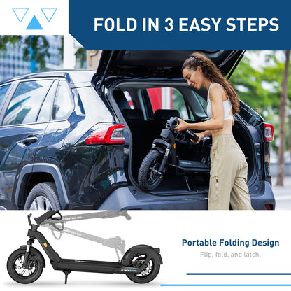 Hiboy|Gyroor X300 Foldable Electric Scooter for Adults,700W(Peak) & Removable Battery