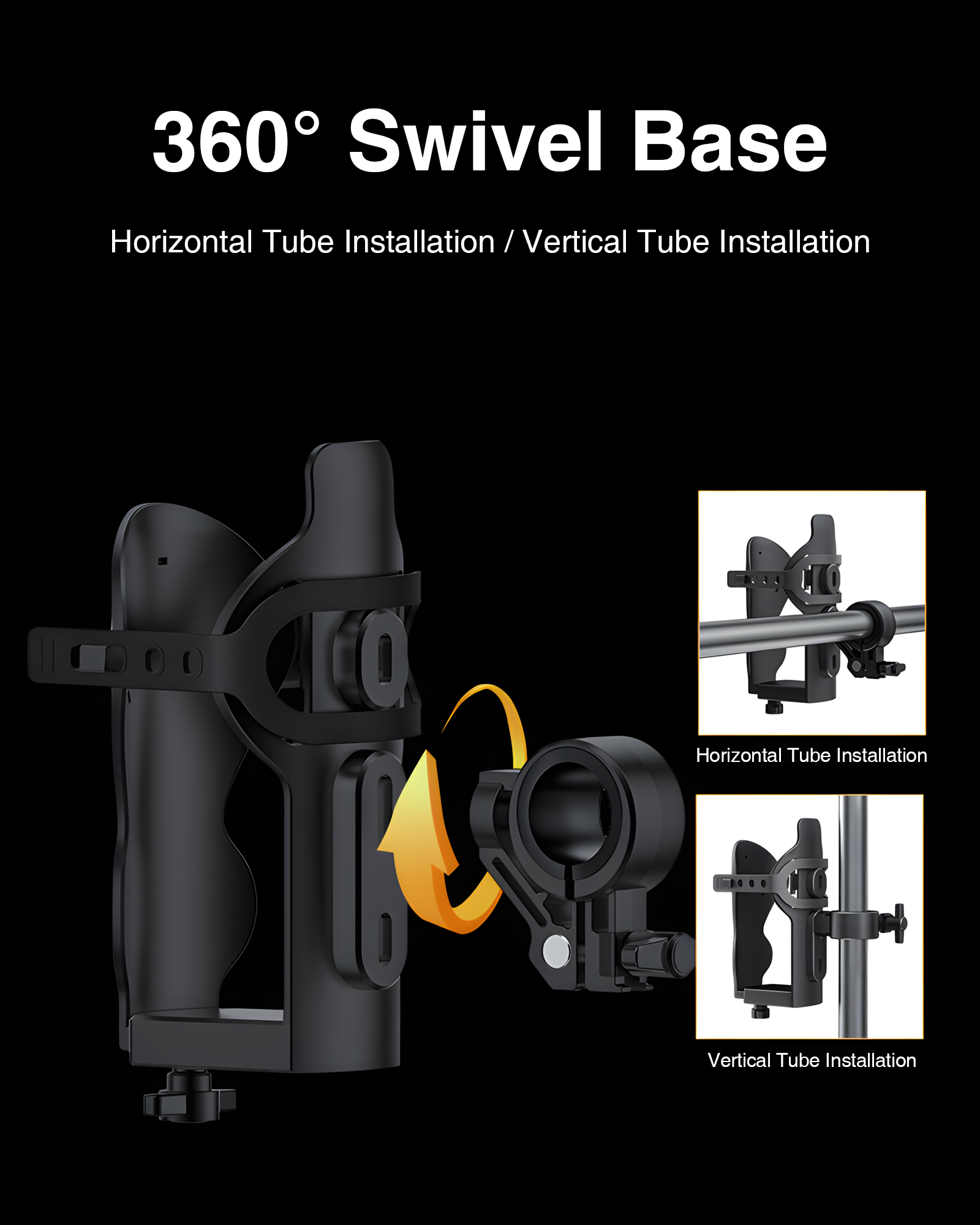 Gyroor 360° Rotation Cup Holder for Electric Bike & Electric Scooter