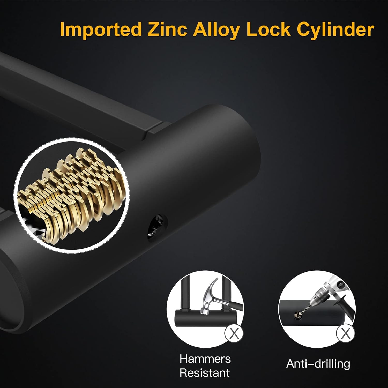 HeavyDuty Anti Theft Secure Combination EBike/Escooter U Lock