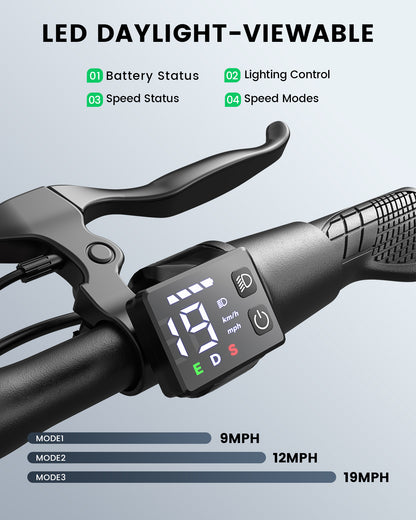 Gyroor C3 Electric Bike 700W with 14" Tires