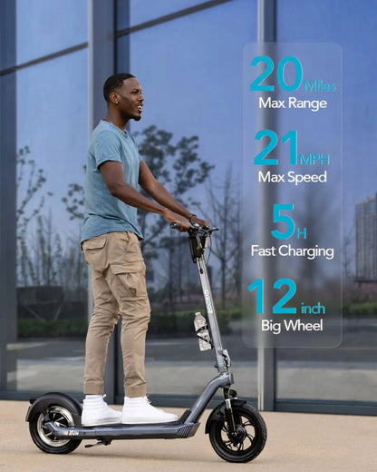 Gyroor X3 Foldable Electric Scooter 700W with Removable Battery
