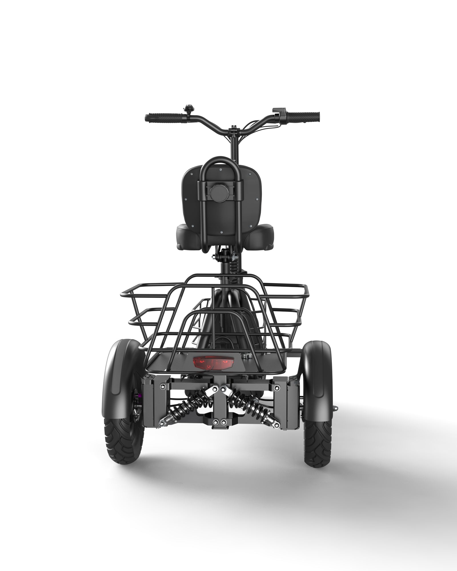 Gyroor C5 Electric Trike with Removable Dual Baskets,1000W(Peak) & 30Miles