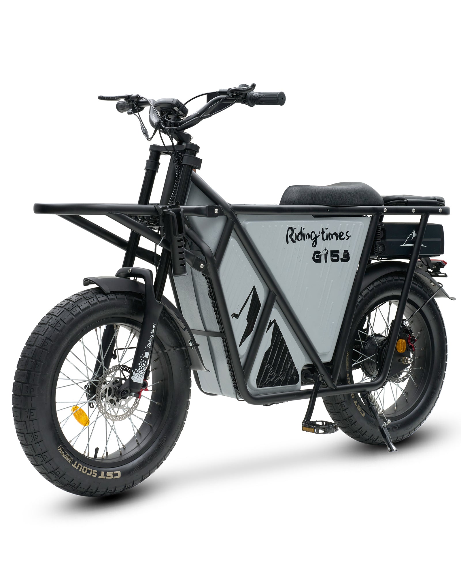 OFF ROAD Electric Cargo Bike for Adults 550LBS, 2000W with Removable Battery