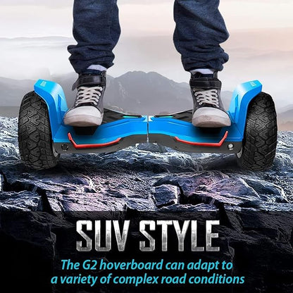 <tc>Gyroor</tc> Hoverboard G2 per adulti e bambini 700W Hoverboard fuoristrada 8,5 pollici