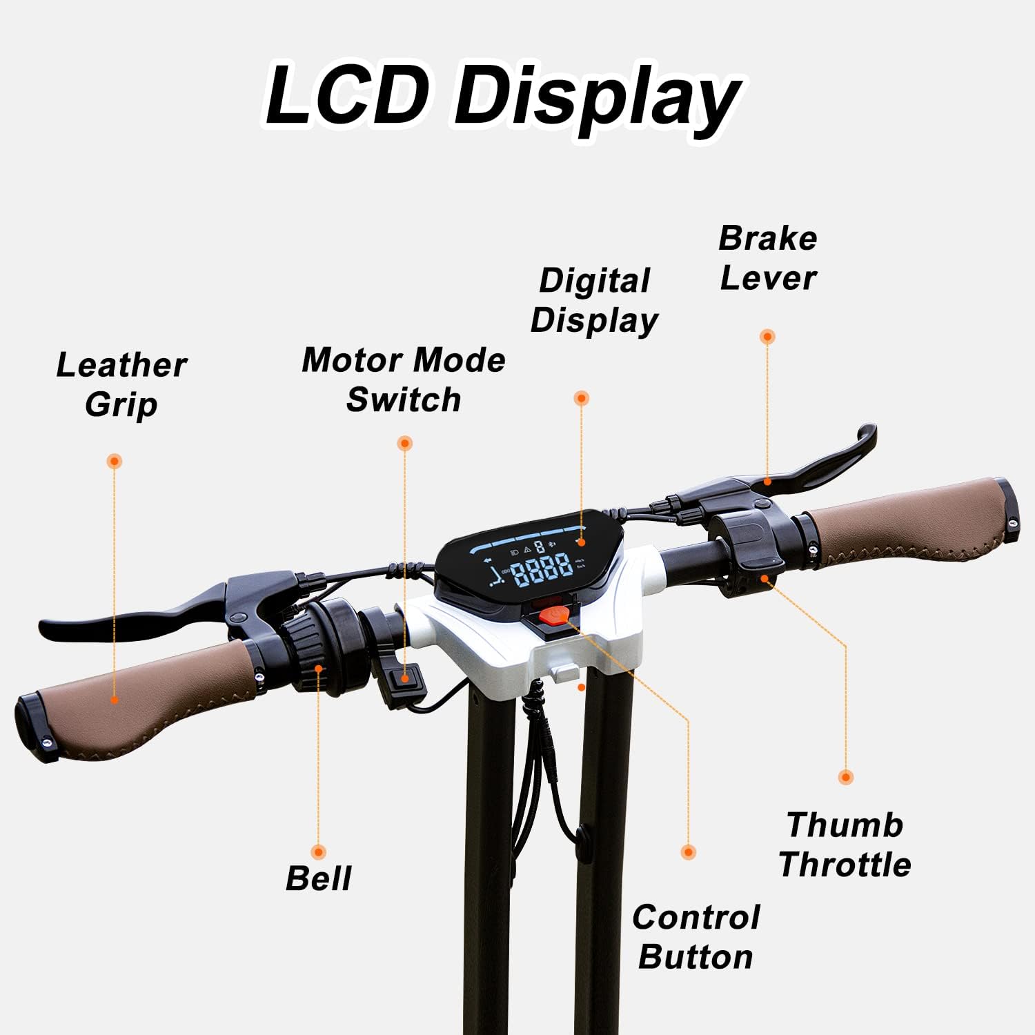 Off Road Electric Scooter 37Mph & 50Miles